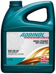 ������ �������� ����� Addinol Mega Power MV 0538 C2 5W-30, 5� ������������� | ������� 4014766241252