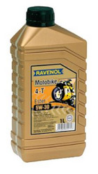 ������ �������� ����� Ravenol Motobike 4-T Ester 5W-30, 1�  | ������� 4014835701717